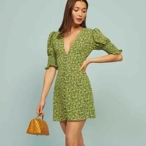 Reformation Allison Dress in Samantha Green